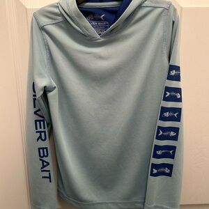 Silver Bait Kids Blue Hoodie